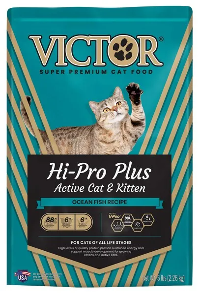 5 Lb Victor Hi-Pro Plus Active Cat/Kitten - Treat